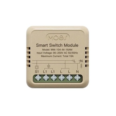 WIFI  ΜΙΝΙ ΔΙΑΚΟΠΤΗΣ ΜΟΝΑΔΑΣ 1g 16A+ΜΕΤΡΗΤΗΣ ΕΝΕΡΓΕΙΑΣ N+L ΡΑΓΑΣ