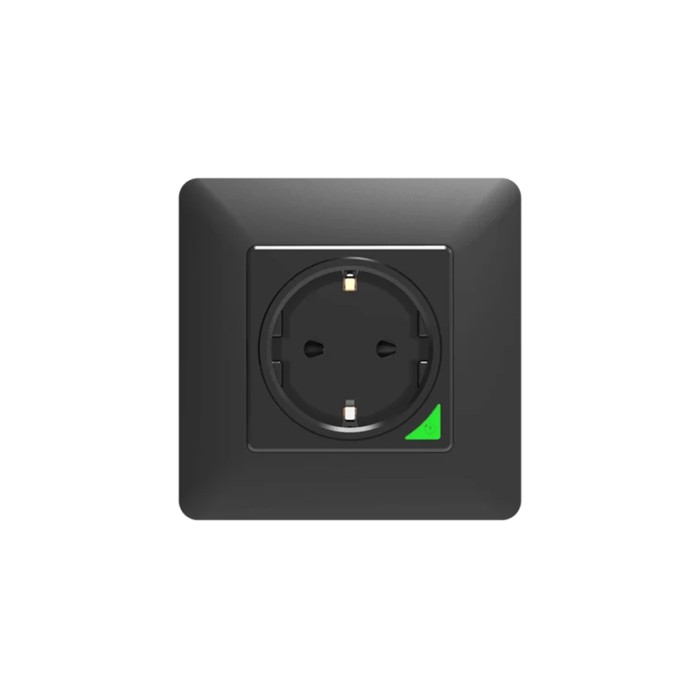 WIFI  ΠΡΙΖΑ 16A ΜΑΥΡΟ 86*86mm N+L
