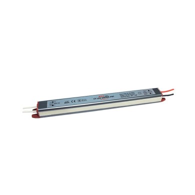 ΓΡΑΜΜΙΚΟ ΜΕΤΑΛΛΙΚΟ CV LED DRIVER 24W 230V AC12V DC 2A IP67 ΜΕ ΚΑΛΩΔΙΑ