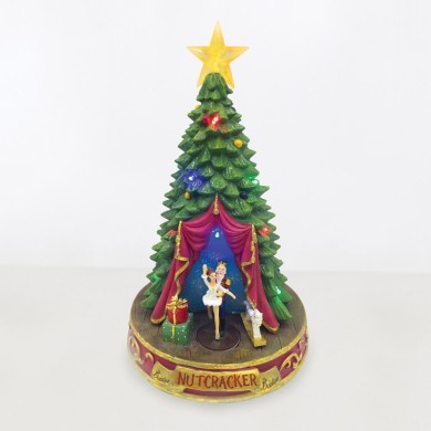 ΧΡΙΣΤΟΥΓΕΝΝΙΑΤΙΚΟ ΔΙΑΚΟΣΜΗΤΙΚΟ ΧΩΡΙΟ ΜΕ ΚΑΡΟΥΖΕΛ & ΠΑΤΙΝΑΖ LED RGB ΜΕ ΜΟΥΣΙΚΗ 4.5V (ΑΝΤΑΠ) & ΜΠΑΤΑΡΙΕΣ 3xΑΑ 480Χ290Χ290mm