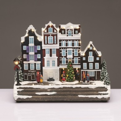 ΧΡΙΣΤΟΥΓΕΝΝΙΑΤΙΚΟ ΔΙΑΚΟΣΜΗTIKO ΠΟΛΥ ΜΕ ΔΕΝΤΡΑ LED ΘΕΡΜΟ ΛΕΥΚΟ ΜΟΥΣΙΚΗ ME ΑΝΤΑΠΤΟΡΑ 4,5V (ΔΕΝ ΣΥΜΠ) ΚΑΙ ΜΠΑΤΑΡΙΑ 3ΧΑΑ (ΔΕΝ ΣΥΜΠ) 315x130x255mm