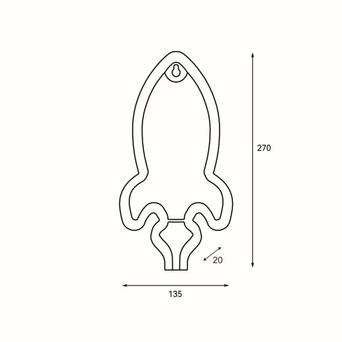 ΠΥΡΑΥΛΟΣ, 87 NEON LED ΛΑΜΠΑΚΙΑ ΜΕ ΜΠΑΤΑΡΙΑ (3xAA)/USB, ΜΠΛΕ, IP20, 13.5x2x27cm