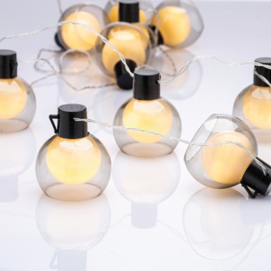 11 SOLAR LED STRING LIGHTS WW PANEL IP20 1,35m 50cm LEAD CABLE