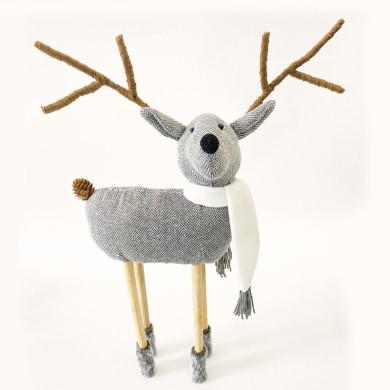  DECO FABRIC DEER 45CM