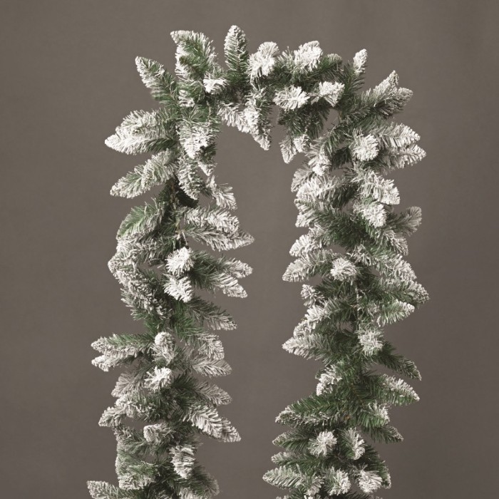 ΧΡΙΣΤΟΥΓΕΝΝΙΑΤΙΚΟ ΓΙΡΛΑΝΤΑ ΧΙΟΝΙΣΜΕΝΑ PVC 400mm