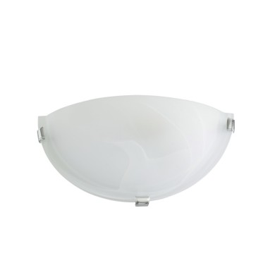WALL LAMP D30 WHITE GLASS ALBATRE