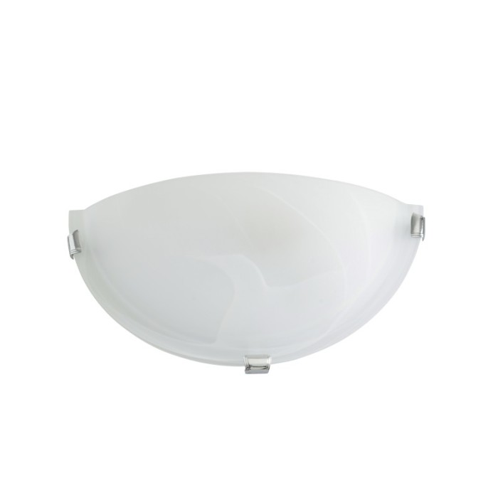 WALL LAMP D30 WHITE GLASS ALBATRE
