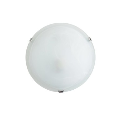 CEILING LAMP D40 WHITE GLASS ALBATRE