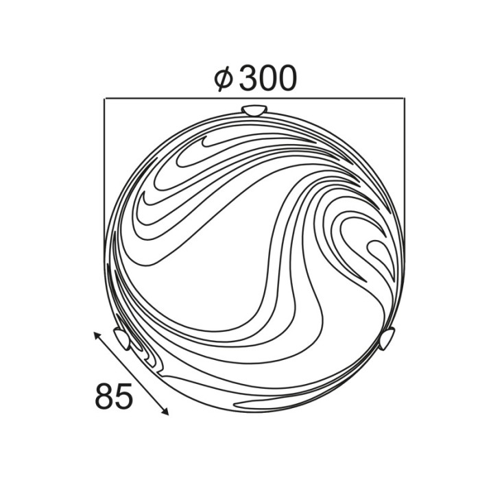 CEILING LAMP D30 PELAGOS