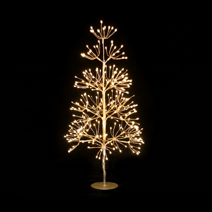 LED CHRISTMAS MINI TREE MICRODOT GOLDEN WW IP44 Η500MM 270LED 4.5V 3.6W 5M LEADWIRE
