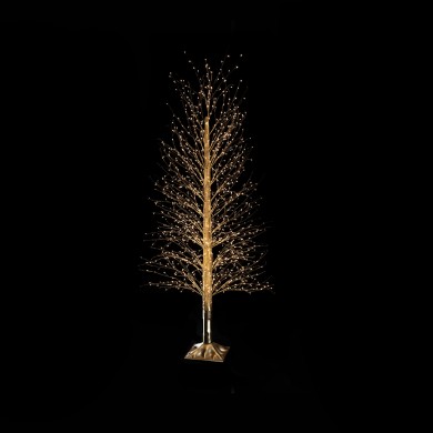 LED CHRISTMAS TREE MINIMAL MICRODOT GOLDEN WW IP44 H1800MM 1044LED 220-240V/24V 9W 10% FLASHING 5M LEADWIRE
