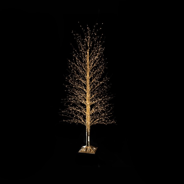 LED CHRISTMAS TREE MINIMAL MICRODOT GOLDEN WW IP44 H1800MM 1044LED 220-240V/24V 9W 10% FLASHING 5M LEADWIRE
