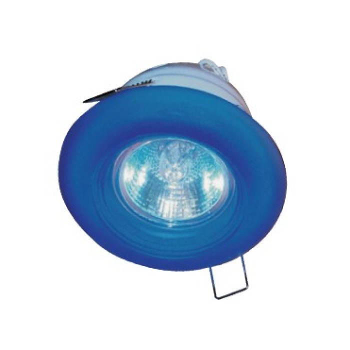 SPOT WITH GLASS 2731-1621 MR16 BLUE