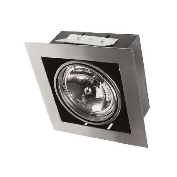 ΚΟΝΣΟΛΑ ΧΩΝΕΥΤΗ ΚΙΝΗΤΗ ΑΤΣΑΛΙ ΝΙΚΕΛ ΜΑΤ ΣΥΜΒΑΤΙΚΟ 1xAR111  IP20 207x207x85mm