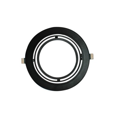 AR111 - ΚΟΝΣΟΛΑ ΣΠΟΤ ΦΩΤΙΣΜΟΥ ΧΩΝΕΥΤΗ ΚΕΝΗ ΑΣΤΑΛΙ ΜΑΥΡΗ IP20 Φ180x180mm