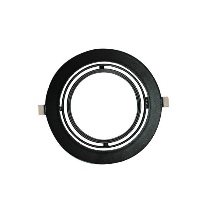 AR111 - ΚΟΝΣΟΛΑ ΣΠΟΤ ΦΩΤΙΣΜΟΥ ΧΩΝΕΥΤΗ ΚΕΝΗ ΑΣΤΑΛΙ ΜΑΥΡΗ IP20 Φ180x180mm