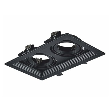 BLACK COLOR ΣΠΟΤ 2xGU10 130x225