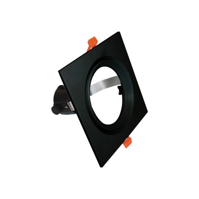 AR111 - ΚΟΝΣΟΛΑ ΧΩΝΕΥΤΗ ΓΙΑ ΣΠΟΤ ΑΣΤΑΛΙ ΜΑΥΡΗ IP20 Φ165x165mm