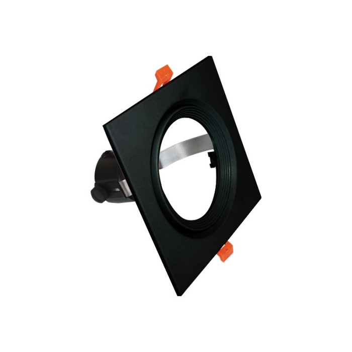 AR111 - ΚΟΝΣΟΛΑ ΧΩΝΕΥΤΗ ΓΙΑ ΣΠΟΤ ΑΣΤΑΛΙ ΜΑΥΡΗ IP20 Φ165x165mm