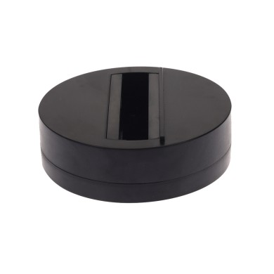 CEILING BASE 4 TRACK WIRE BLACK