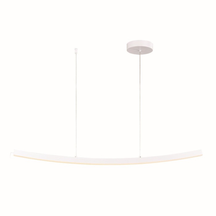 PENDANT LUMINAIRE LED 20W 3000K 1400LM NAAVA WHITE ALUMINUM IP20 102X15X110CM