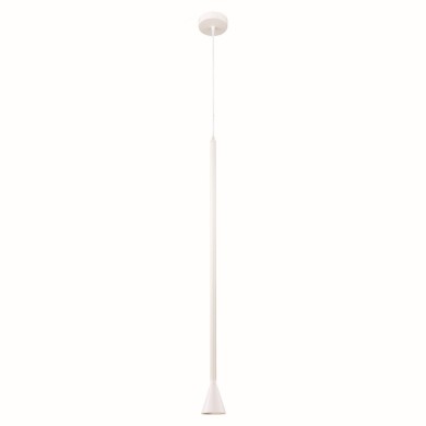 PENDANT LUMINAIRE 1ΧGU10 CLOUZOT WHITE METAL IP20 D7,5XD10XH190CM