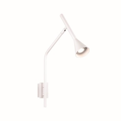 WALL MOUNTED LUMINAIRE 1XGU10 CLOUZOT WHITE METAL IP20 40X52X8CM