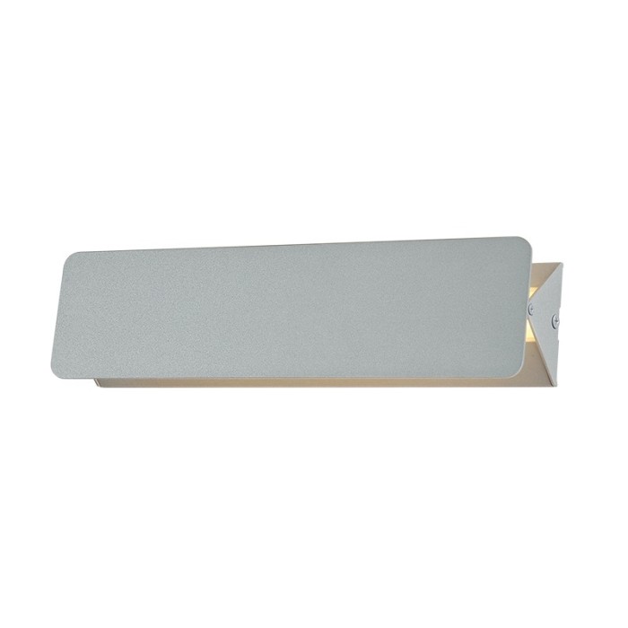 NETTO WALL MOUNTED LED 10W 3000K ALUMINUM GREY 31X8X5,5CM PYRAMID