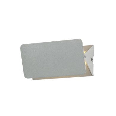 NETTO WALL MOUNTED LED 5W 3000K ALUMINUM GREY 16X8X5,5CM PYRAMID