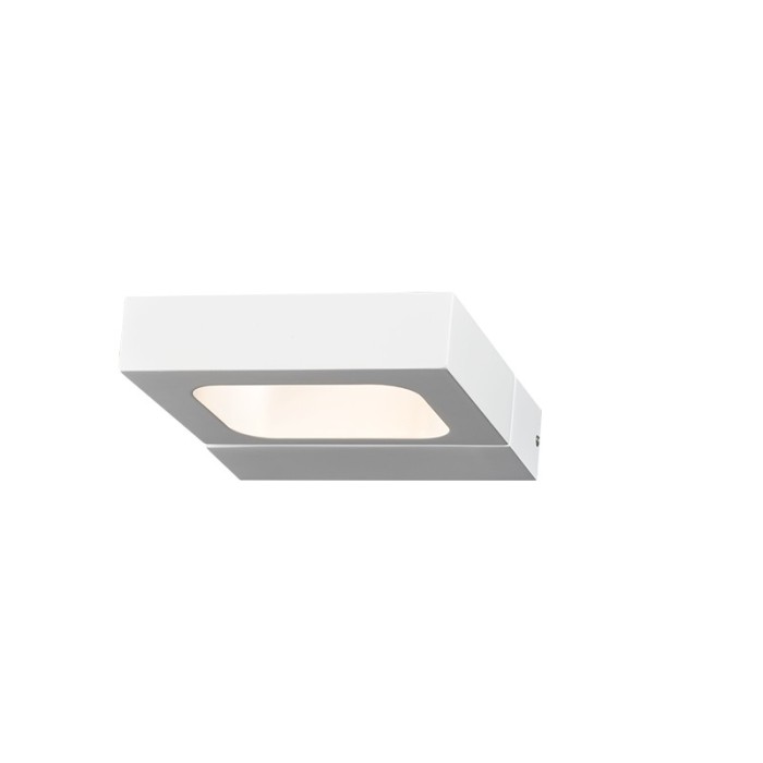 WALL MOUNTED LED 6W 3000K ALUMINUM WHITE 14,5X13X3CM CYCLOP