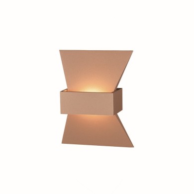 WALL MOUNTED LED 6W 3000K ALUMINUM GOLD 20Χ16Χ7CM ELEGANT