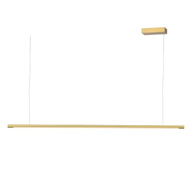 NETTO PENDANT LIGHTING LED 18W 3000K 1440LM BRASS ALUMINUM TOUCH DIMMER 105Χ1,8ΧΗ150CM AVENUE