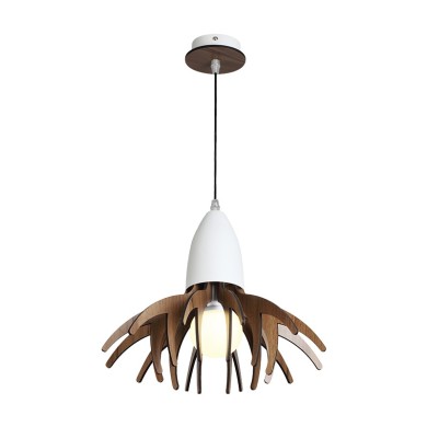 NETTO ΦΩΤΙΣΤΙΚΟ ΚΡΕΜΑΣΤΟ ΛΕΥΚΟ ΜΑΤ ΜΕΤΑΛΛΙΚΟ ΣΥΜΒΑΤΙΚΟ 1ΧΕ27 IP20 Φ350Χ800mm