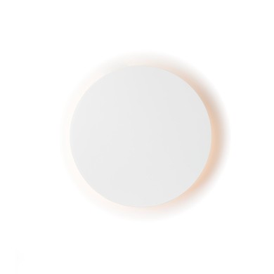 WALL LUMINAIRE LED 15W 3000K WHITE MDF CIRCLE Φ30ΧΗ3,6CM ECLIPSE