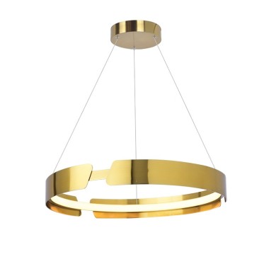 NETTO PENDANT LIGHTING LED 23W 3000K 1840LM BRASS ALUMINUMLIC D40XH150CM THEMIDA
