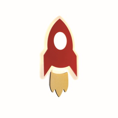 NETTO WALL MOUNTED LUMINAIRE LED 5.5W 3000K 385LM NASA RED MDF 24X13X3.8CM