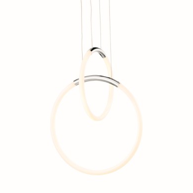 NETTO PENDANT LAMP LED 24W 3000K 1680LM VENUS CHROME METAL IP20 40X30XH164CM