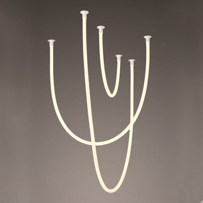 JUNGLE-ΦΩΤΙΣΤΙΚΟ ΚΡΕΜΑΣΤΟ ΛΕΥΚΟ ΜΕΤΑΛΛΙΚΟ LED SMD 60W 3000K 4000LM IP20 2400Χ1700Χ1000ΜΜ