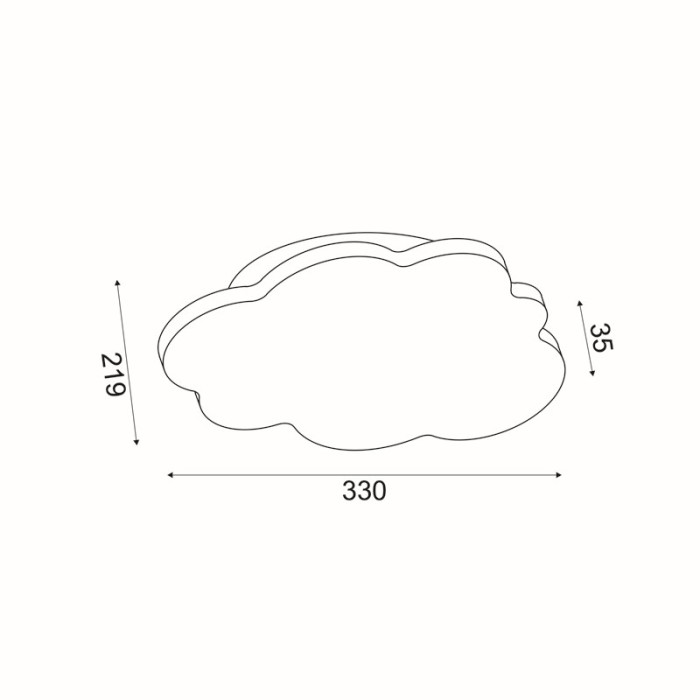 HOLMA-ΦΩΤΙΣΤΙΚΟ ΕΠΙΤΟΙΧΟ/ΟΡΟΦΗΣ ΛΕΥΚΟ MDF LED 10W 3000K 800LM IP20 33X3,5X22CM 