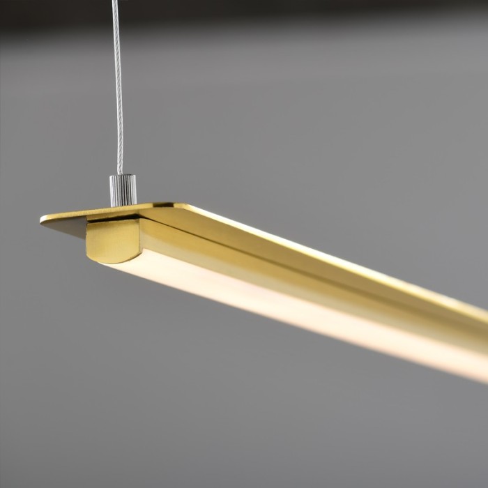 NETTO ΦΩΤΙΣΤΙΚΟ ΚΡΕΜΑΣΤΟ ΣΑΤΙΝΕ ΟΡΕΙΧΑΛΚΙΝΟ ΑΛΟΥΜΙΝΙΟ LED 20W 3000K 1600Lm IP20 1000Χ1500mm