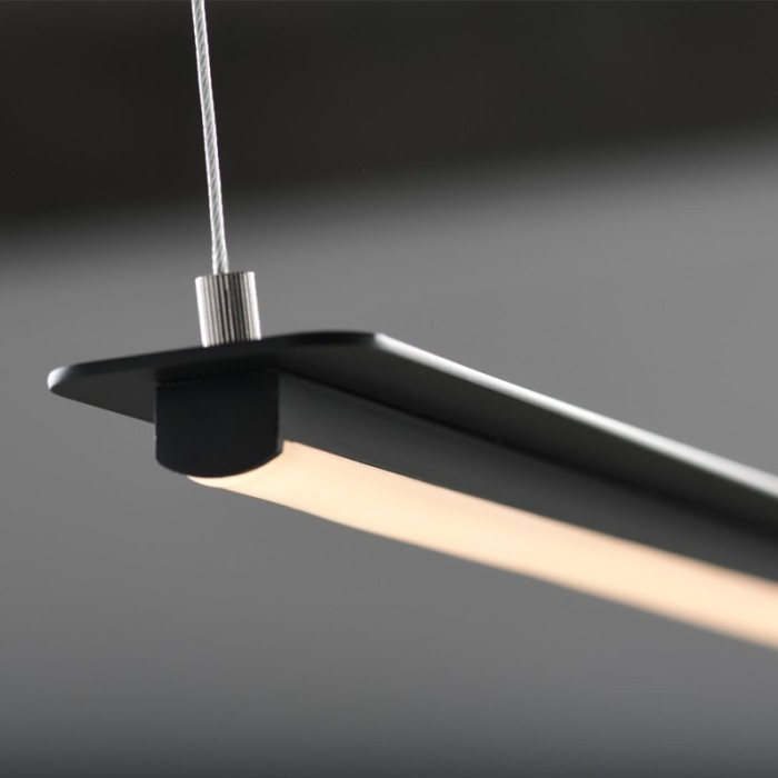 NETTO ΦΩΤΙΣΤΙΚΟ ΚΡΕΜΑΣΤΟ ΜΑΥΡΟ ΜΑΤ ΑΛΟΥΜΙΝΙΟ LED 20W 3000K 1600Lm IP20 1000Χ1500mm