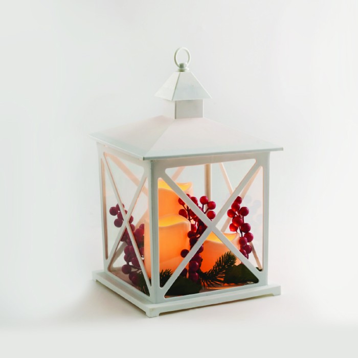 ΦΑΝΑΡΙ ΛΕΥΚΟ ΠΛΑΣΤΙΚΟ ΜΕ 3 ΚΕΡΙΑ ΓΚΙ ΜΕ 3 LED FLICKER ΘΕΡΜΟ ΛΕΥΚΟ ΜΠΑΤΑΡΙΕΣ 3xAAA (ΔΕΝ ΣΥΜΠ) IP20 235x1235x375mm