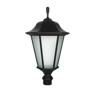 TRADITIONAL LANTERN LIGHT F60 SANDY BLACK 440Χ760 RAL C0026