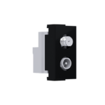 ^ MODYS SAT TV-R SOCKET END-LINE MATT BLACK 1 M. IP20