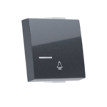 ^ MODYS BUTTON WITH INDICATOR & BELL SYMBOL 2 M. ANTHRACITE