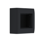 ^ WALL MOUNTING BOX 2M IP20 MAT BLACK