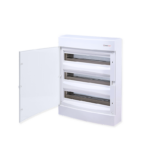 SURFACE MOUNTING 54 MODULES 3 ROWS WHITE DOOR