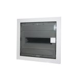 BOARD 12+2 METALLIC FRAME U12-FS FLUSH MOUNTED PLASTIC DOOR