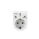 SURGE PROTECTOR SINGLE SCHUKO TYPE 3 16A 230V 3500W MAX