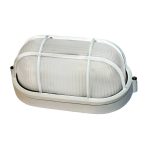 BULK HEAD Ε27 208mm GREY WITH GRID